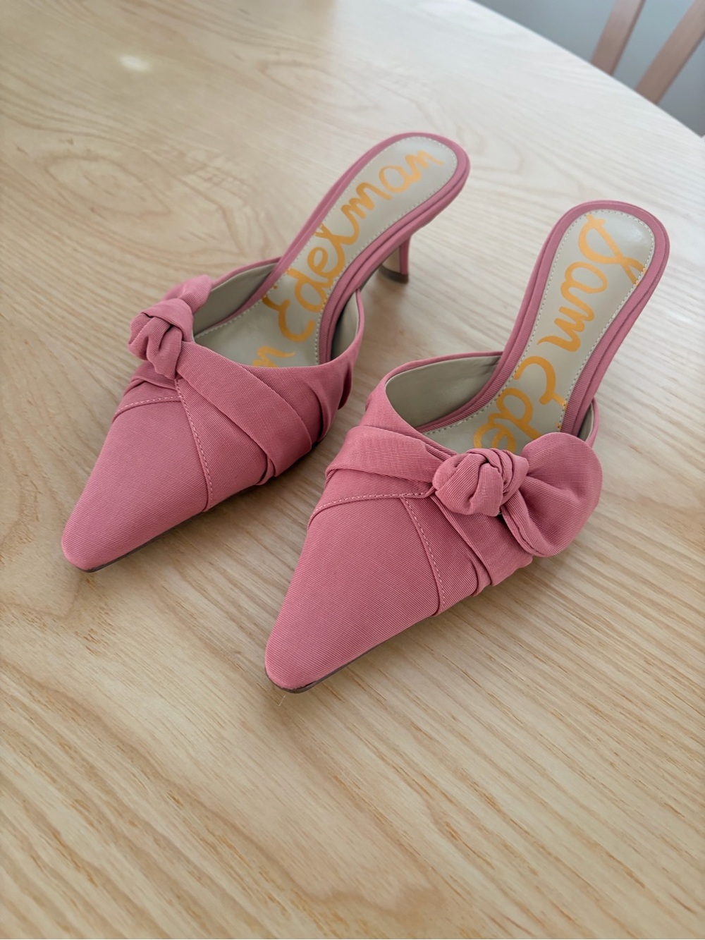 Sam Edelman Bex Pointed-Toe Mules in Luxe Rose!!! - Picture 2 of 6
